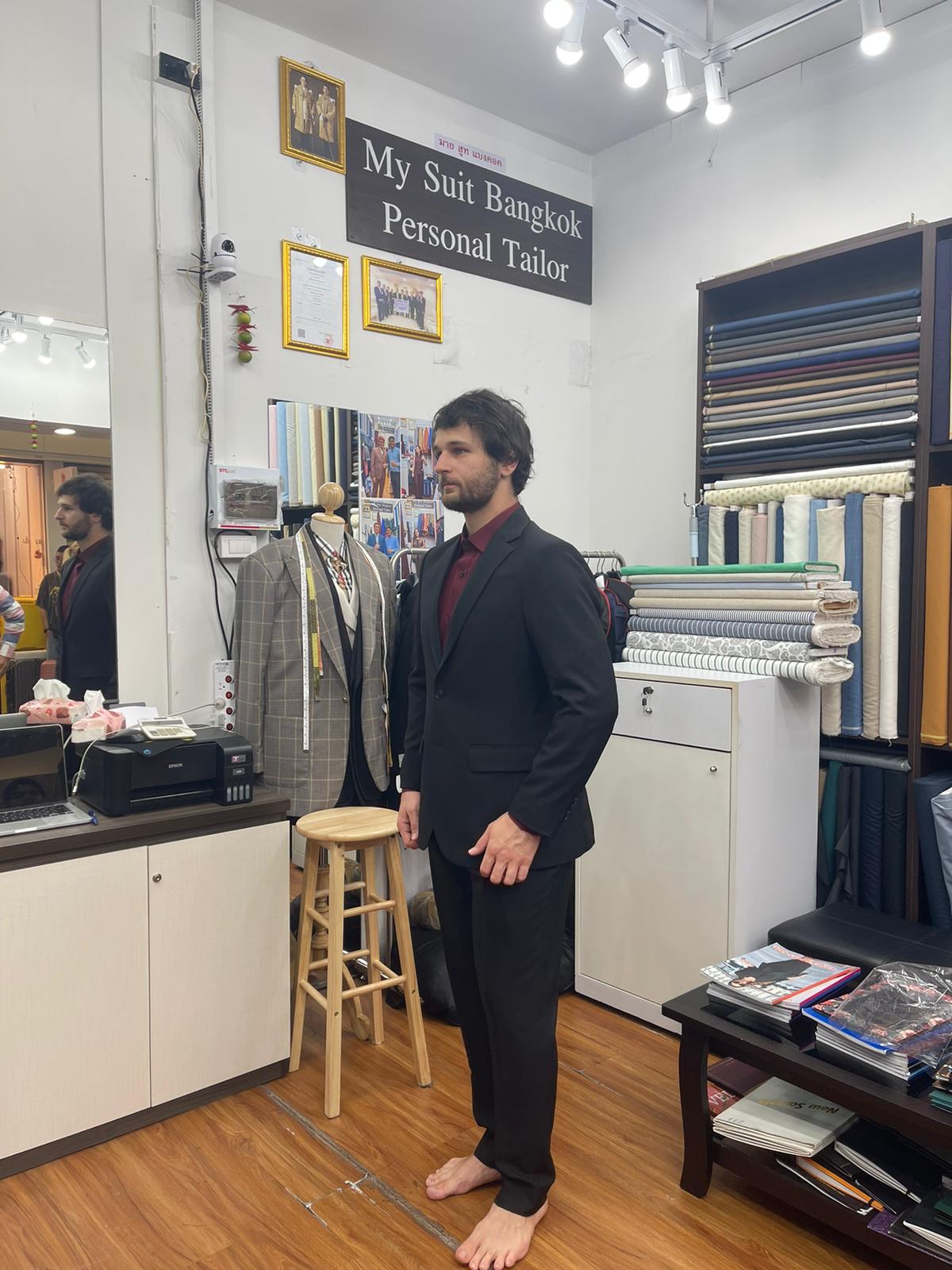 Bespoke suit finishing at My Suit Bangkok